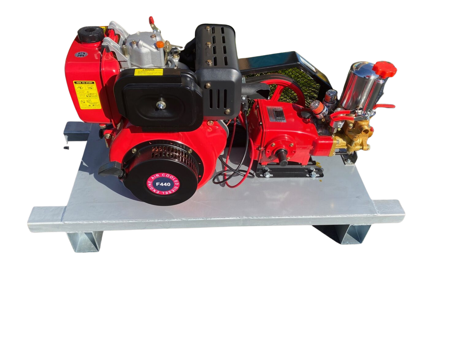 DEK W80 10HP DIESEL - PISTON WATER PUMP