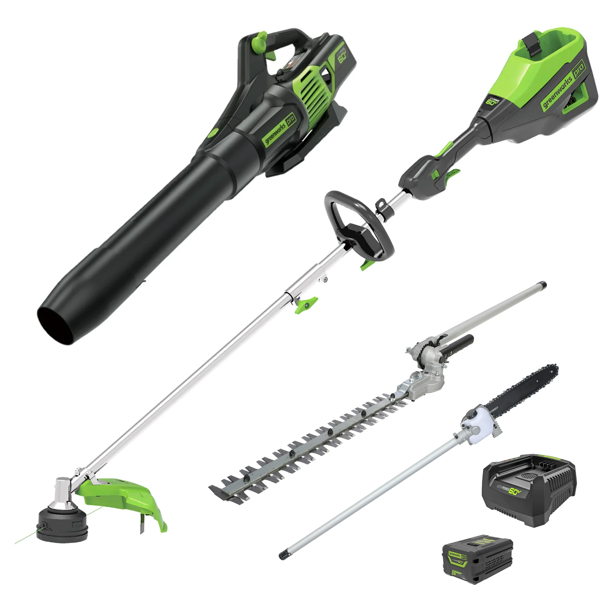 Greenworks 60V Multitool, Blower & Attachment Kit