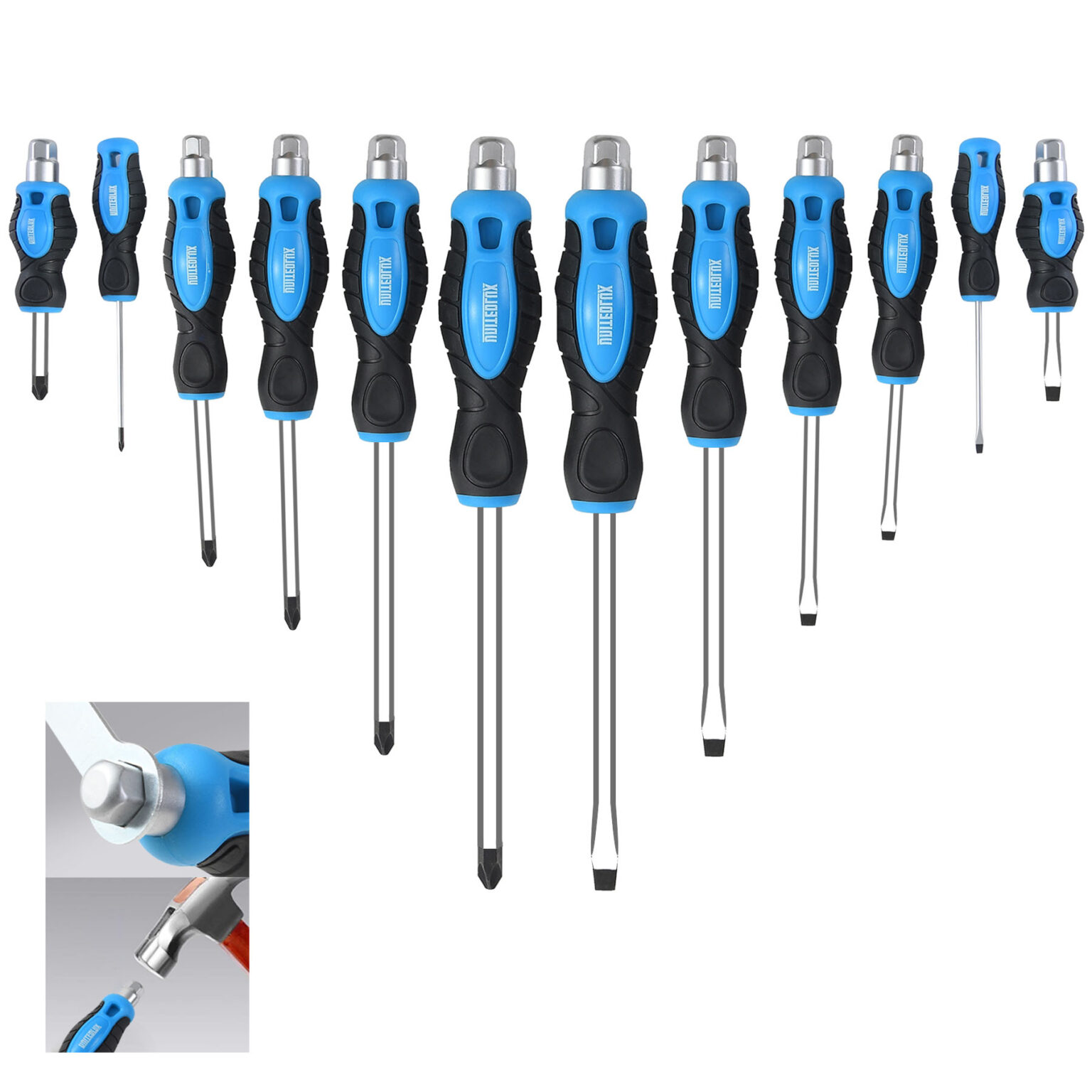 12 Piece Through Shaft Screwdriver Set | Collingwood Cross Country