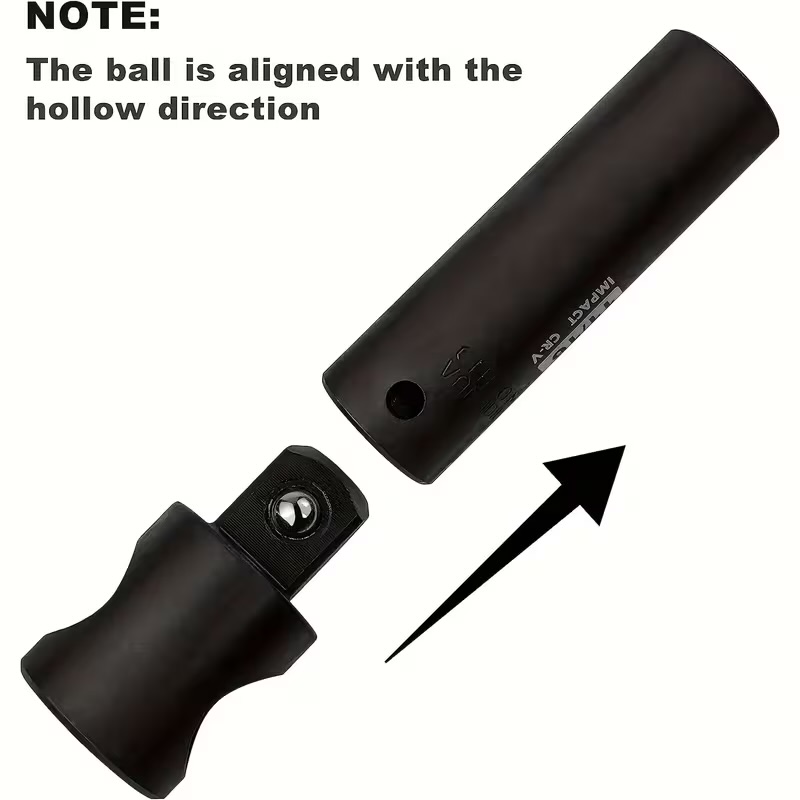 18 Piece Drive Tool Attachment Set – 1/4”, 3/8” & 1/2” - Image 5